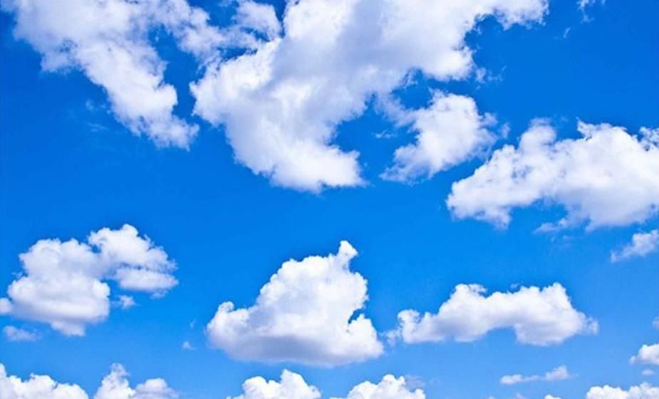 Blue Sky White Cloud Wallpaper Mural Living Room Bedroom Roof