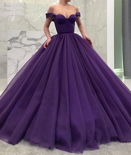 Purple Sweetheart Dress