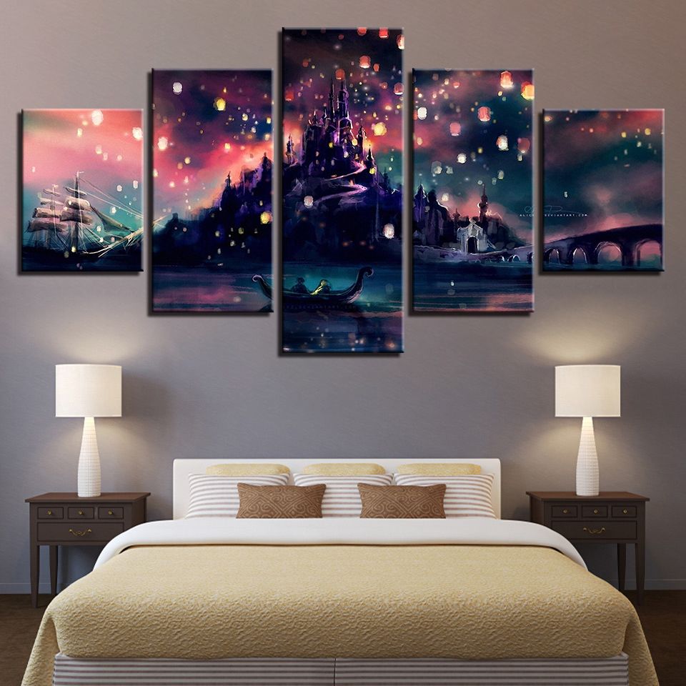 2019 Art Pictures Hd Living Room Home Decoration Wall Printed 5 2019 Art Pictures Hd Living Room Home Decoration Wall Printed 5 Panel Harry Potter Modern Painting On Canvas Frame Posters From Zhu793737893