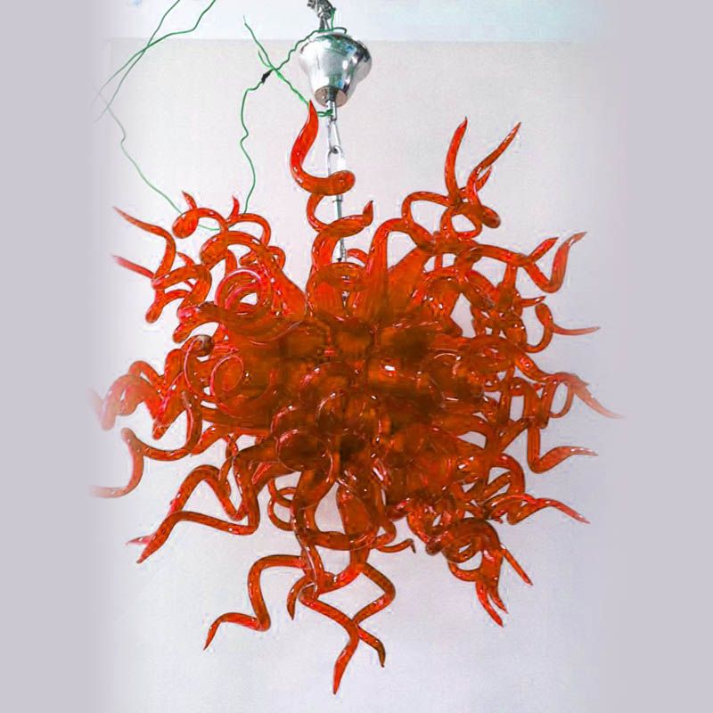 Popular New Red Unique Design Art Glass Lamp Livingroom Dale Chihuly Popular New Red Unique Design Art Glass Lamp Livingroom Dale Chihuly Hand Blown Led Chandelier Murnao