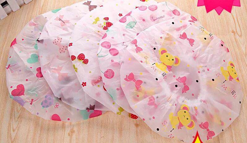 2018 A Shower Cap Is Waterproof Used To Wrap The Hair And Ears 2018 A Shower Cap Is Waterproof Used To Wrap The Hair And Ears In Order Not Wet Or Make Water Less Easily When Bath