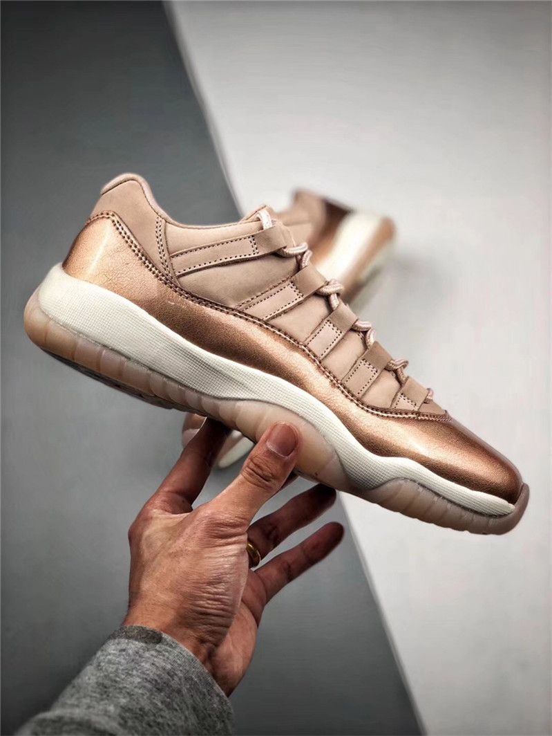 Top 2018 11 Low GS Rose Gold 11S Basketball Women Sports