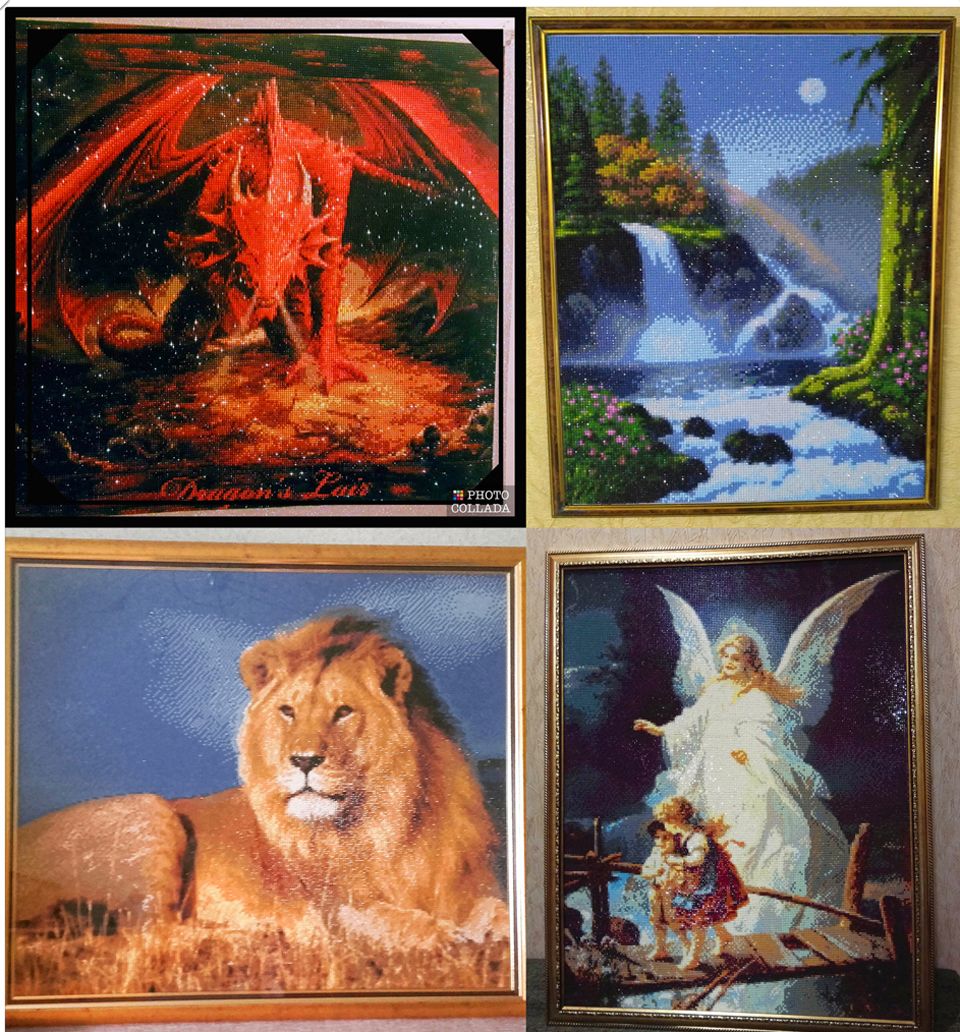 2021 Diy Diamond Painting Cross Stitch Kit Rhinestone Mosaic Home Decor