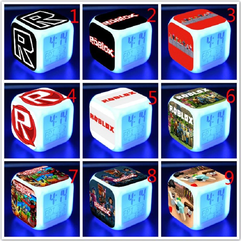 Roblox Toys Figure Led Alarm Clock Colorful Touch Flash Light Amine - roblox toys figure led alarm clock colorful touch flash light amine figuras desktop decoration roblox toys figure led alarm clock online with 7 31 piece on