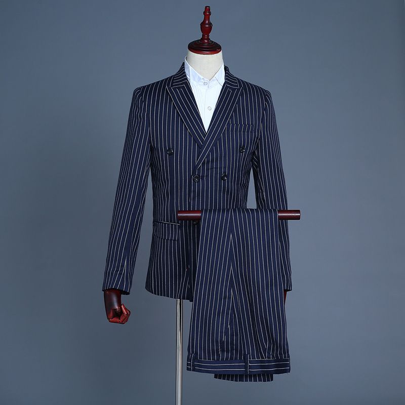 2019 Men Suits Wedding Male Singers Stage Costume Slim Fit Suits Dj