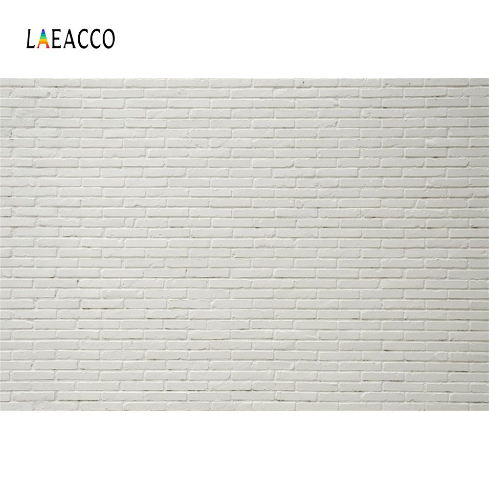 2018 laeacco white brick wall portrait party stage grunge
