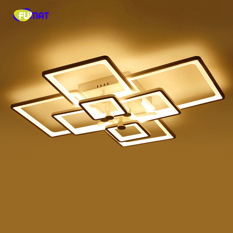 Modern Led Creative Square Ceiling Light For Living Room Fashion