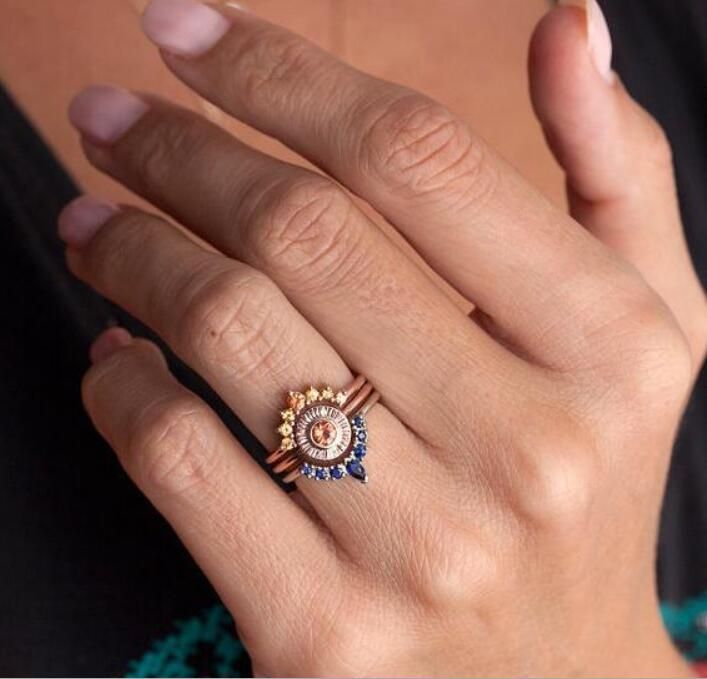 14k gold above the knuckle rings