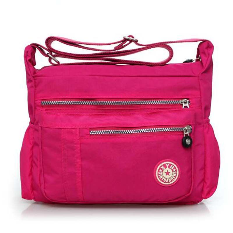 Bolsos de mensajero de las mujeres señoras de nylon bolso de viaje bolsa casual hombro al aire libre femenino de alta calidad de gran capacidad bolsos crossbody