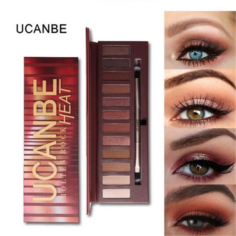 matte red eyeshadow palette