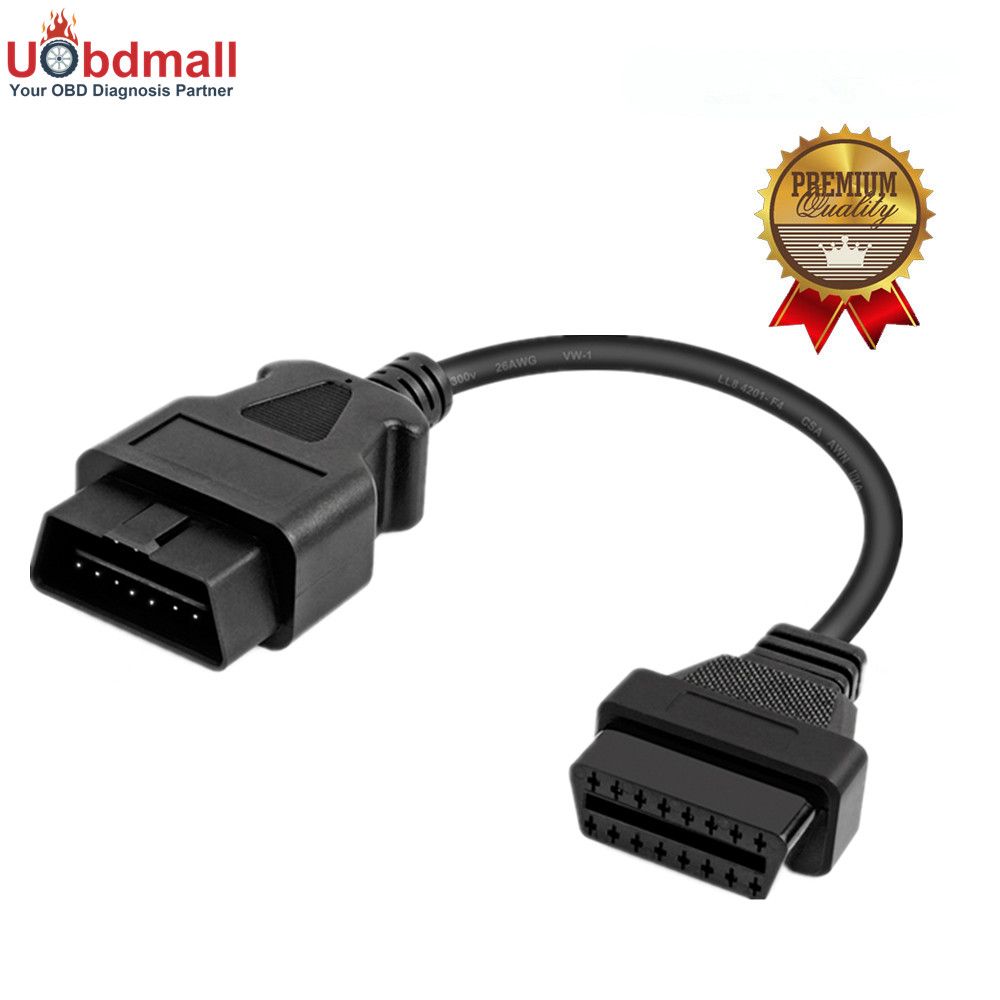 High Quality OBD2 16Pin Male To Female Extension Cable Transfer Connector  30cm OBD II Cable OBD 2 Adapter Diagnostic Connector Automotive Diagnostic  Tools ...