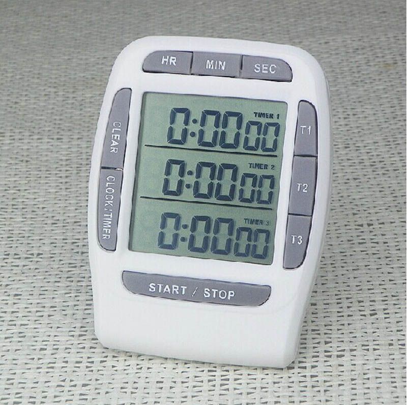 digital watch with interval timer