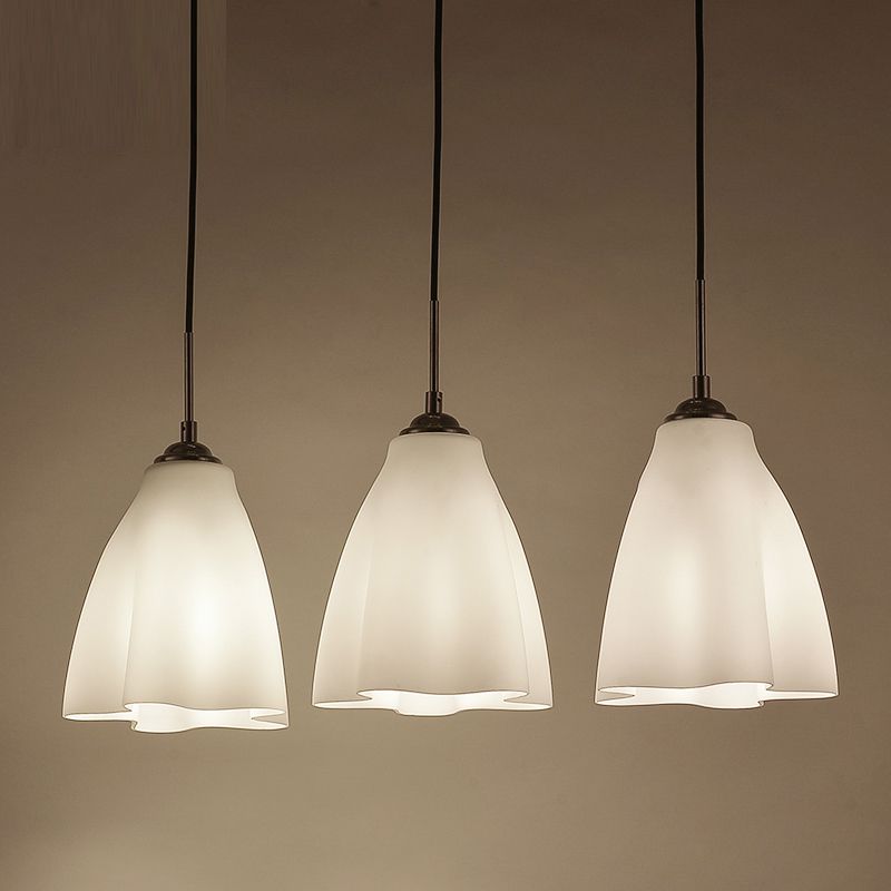 Modern Glass Clouds Dining Room Ceiling Pendant Lights White Modern Glass Clouds Dining Room Ceiling Pendant Lights White Flower Restaurant Light Bar Counter Flowers Fixture Kitchen