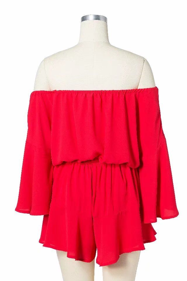 red playsuits