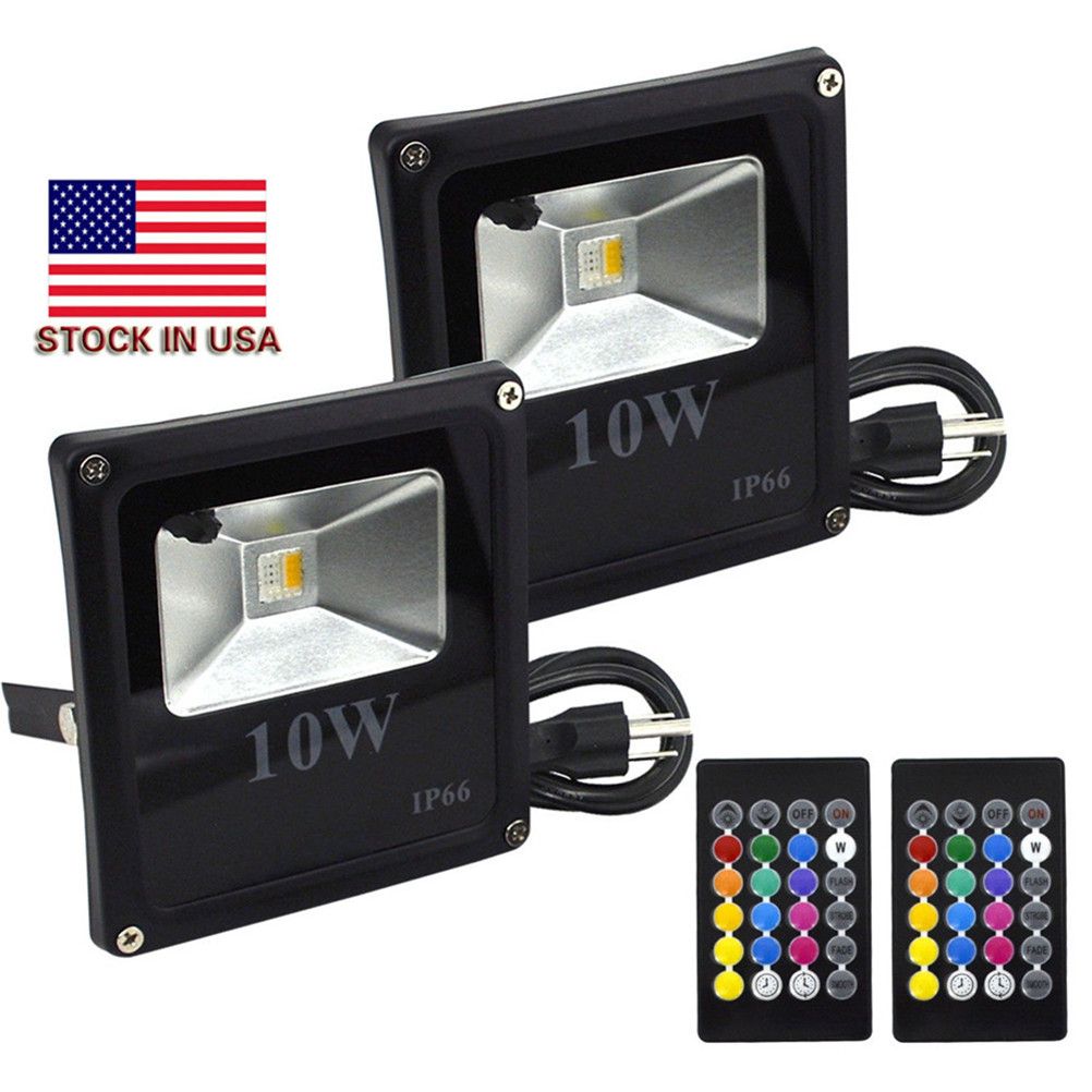 Outdoor RGB LED Flood Light Real High Power 10W Floodlight Bulb