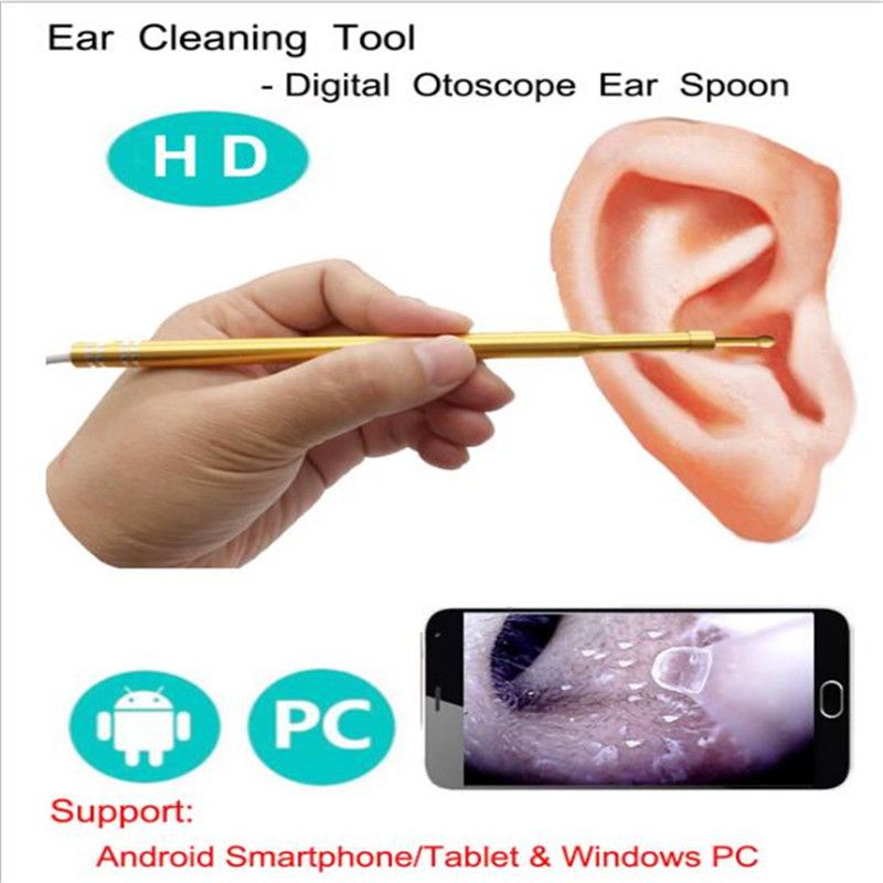 3in1 Ear Cleaning Tool Digital Vision Ear Spoon Ear Wax Removal Tool Endoscope With Mini