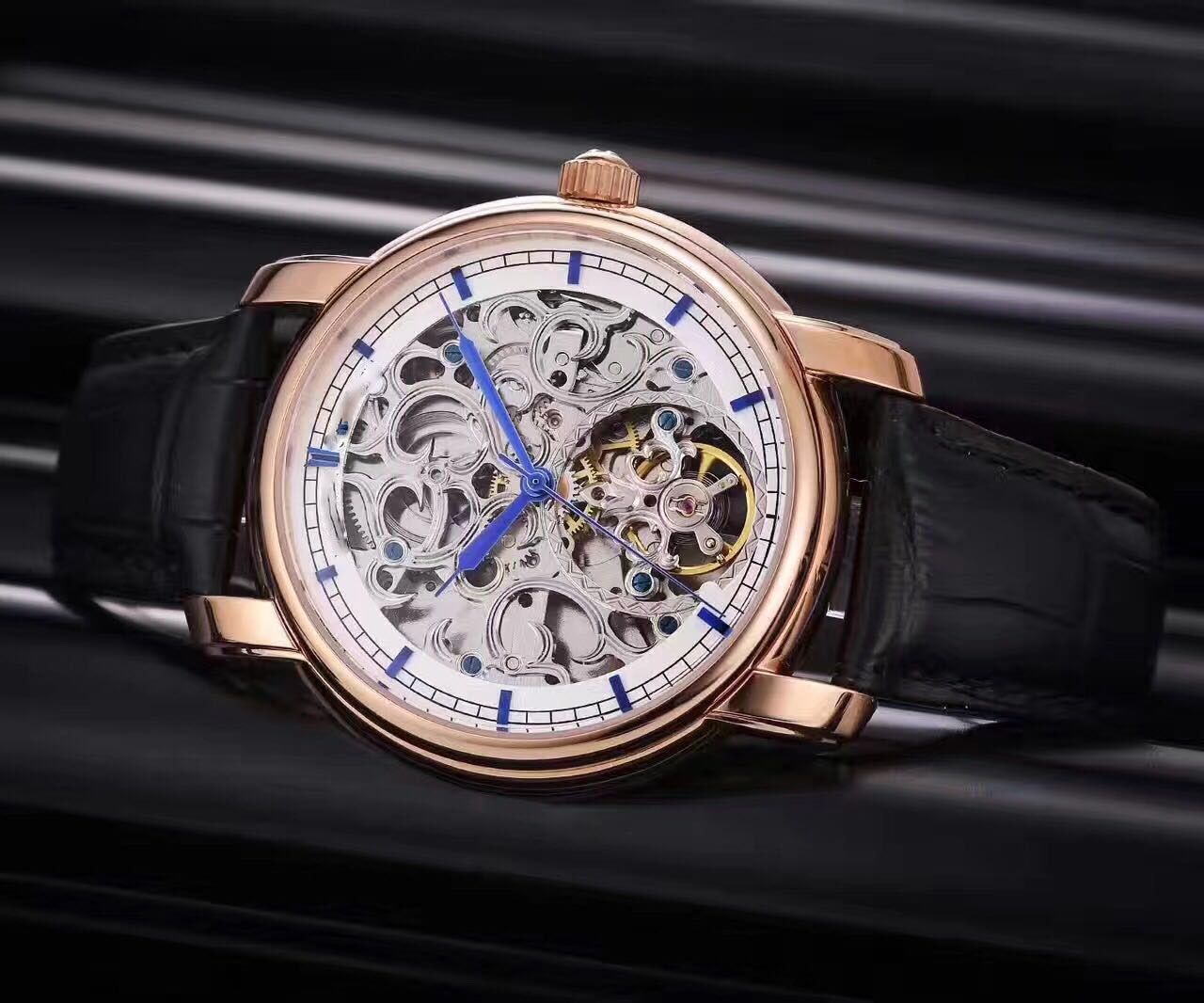 TOP Quality Golden Watch Automatic Brand VC Watch Chanical Movement