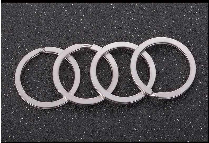 35mm DIY Key Rings 304 Stainless Steel Keyrings For Jewelry DIY