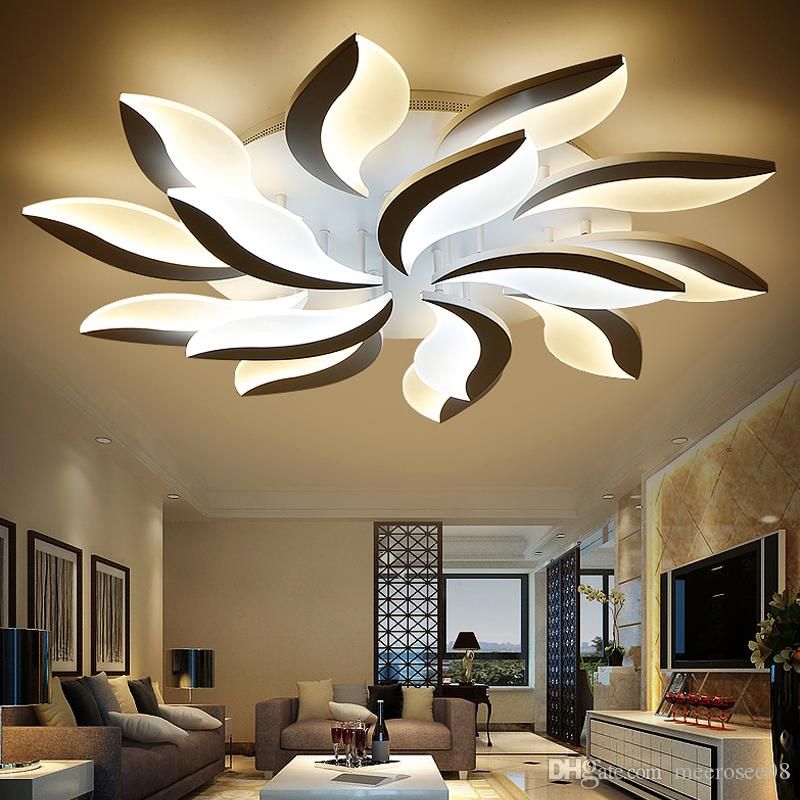Grosshandel Neue Flower Led Deckenleuchten Wohnzimmer Schlafzimmer