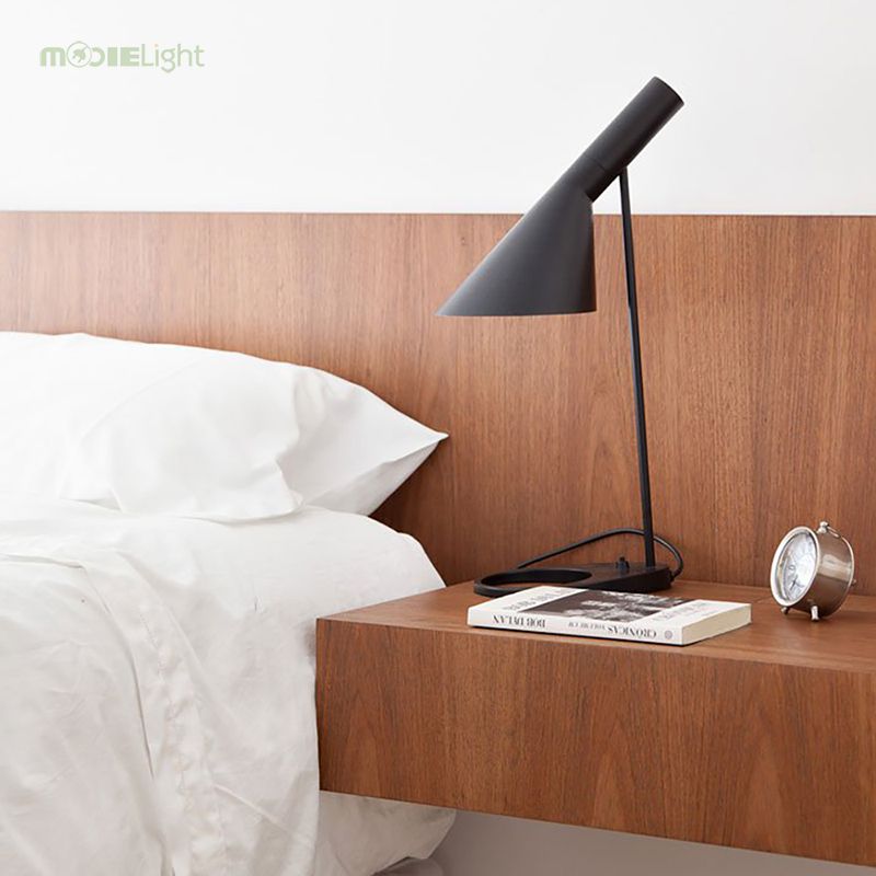 Replica Louis Poulsen Arne Jacobsen Table Lamp Black White For Option Europe Aj Desk Cafe Aisle Hall Read Led Bulb E27