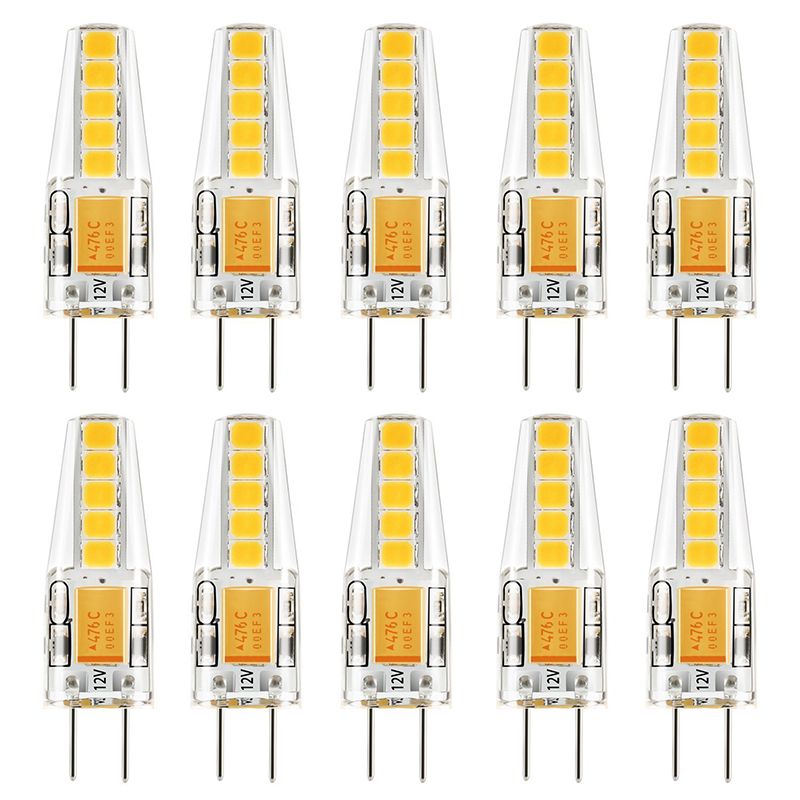 G4 Led Bulb 12v Ac Dc Lamp 2w Natural White 4000k Light G4 Led Bulb 12v Ac Dc Lamp 2w Natural White 4000k Light 10led 2835smd Replace 20w Halogen Dustproof Shockproof Bulbs Whole W5w