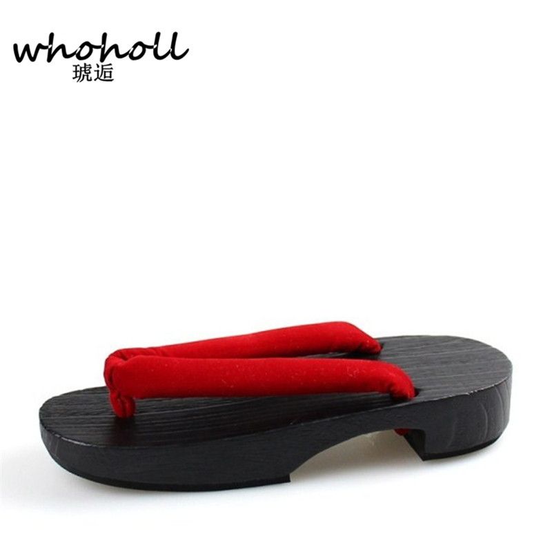 De Zuecos 2017 Verano Geta Zapatos Mujer Del Diseñador Zapatillas Madera Flats Cosplay Japonés Chanclas Sandalias GVpqSMUzL