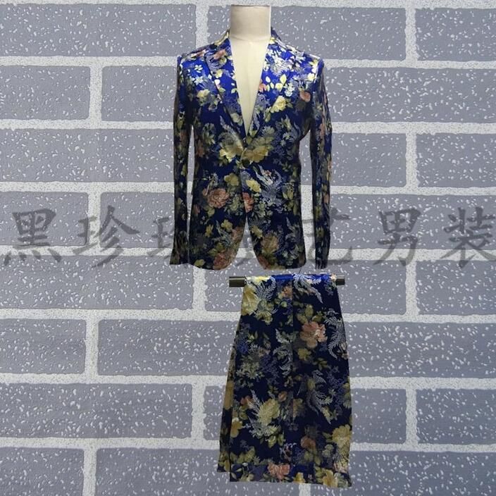 2019 Groom Suits Mens Wedding Dress Chinese Style Costumes For