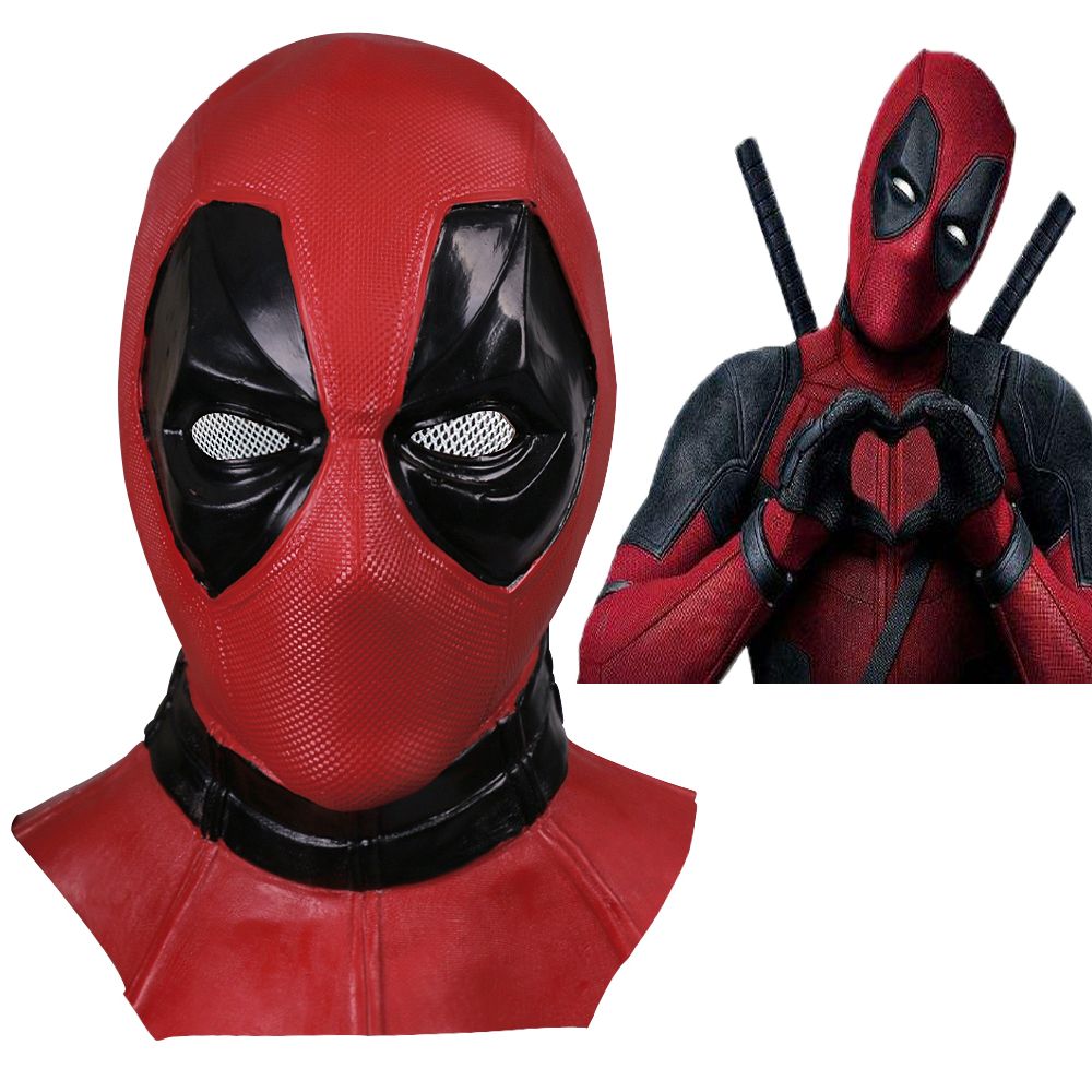 Deadpool 2 Latex Mask Full Head Superhero Halloween Costume Cosplay Party Props
