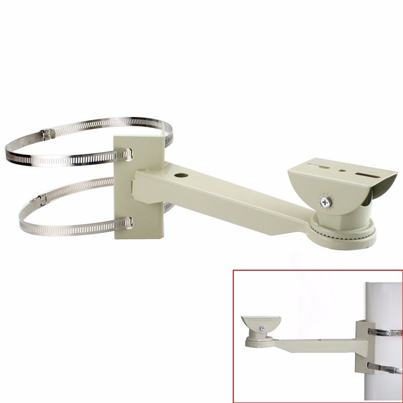 2020 CCTV Bracket Metal Wall Mount Stand Pole Hoop Bracket For Security