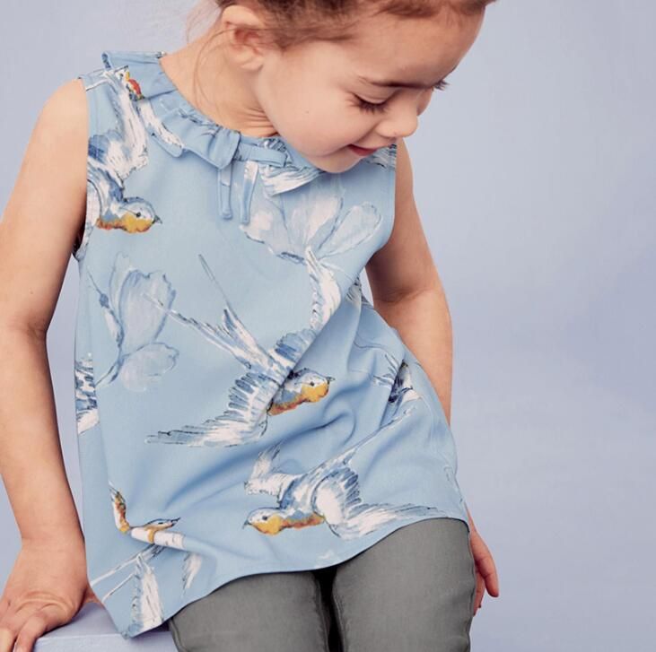 sleeveless t shirt for baby girl