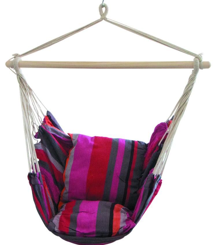 Garden Patio Porch Hanging Cotton Rope Swing Chair Seat Hammock Garden Patio Porch Hanging Cotton Rope Swing Chair Seat Hammock Swinging Wood Outdoor Indoor