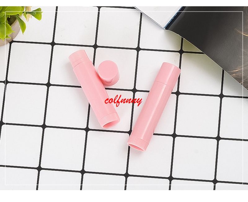 Pink Lipstick Tube Lip Balm Containers Empty Cosmetic Containers Lotion