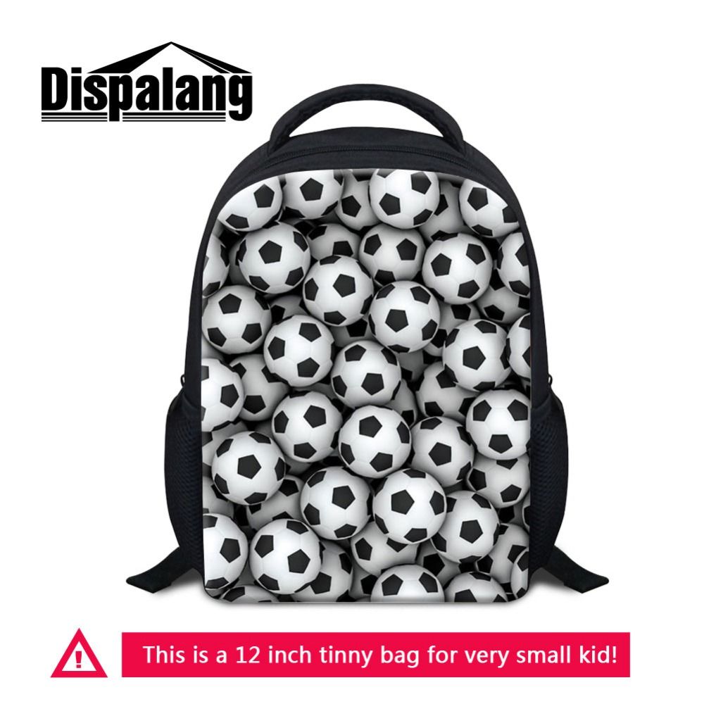 customize your own footballs backpack for kids basketballs print