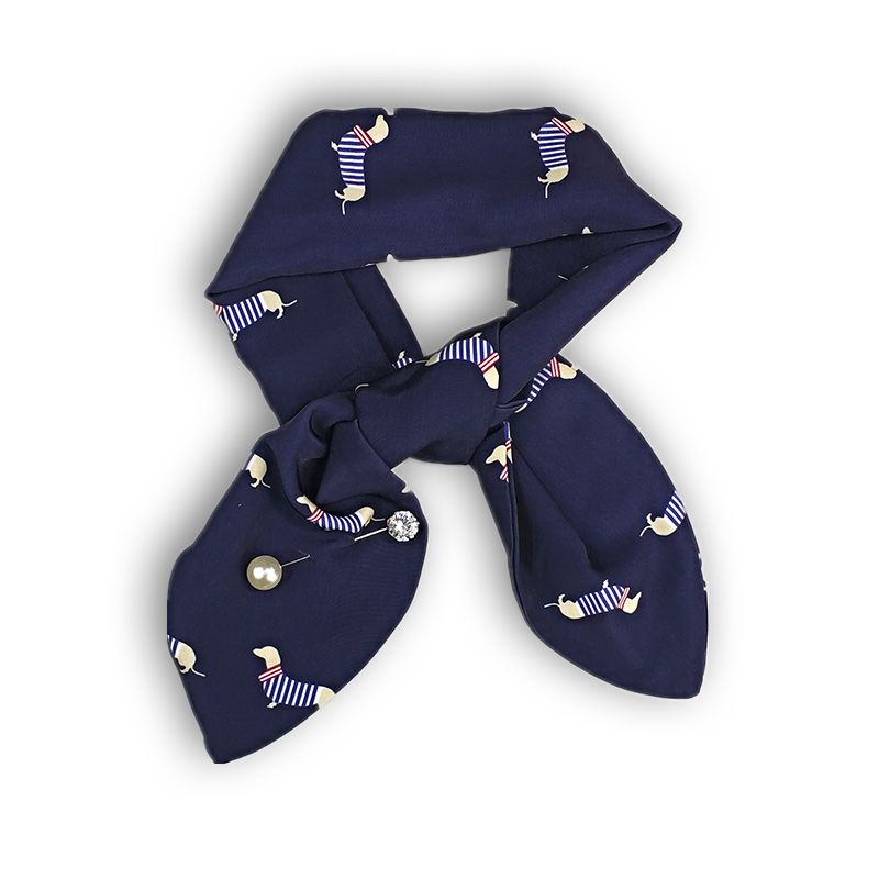 Spring Summer New Korean Style Small Scarf Multi Functional Silk Scarf