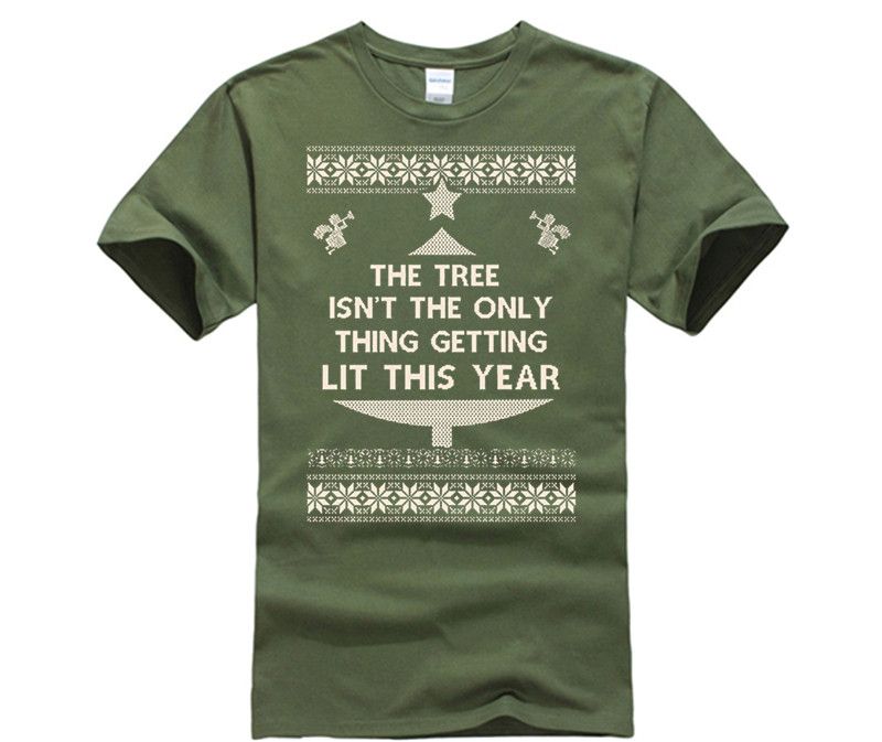 men s o neck short funnyt shirts tree isn t the only thing getting