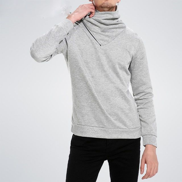 Felpa con cappuccio e collo alto Clearance