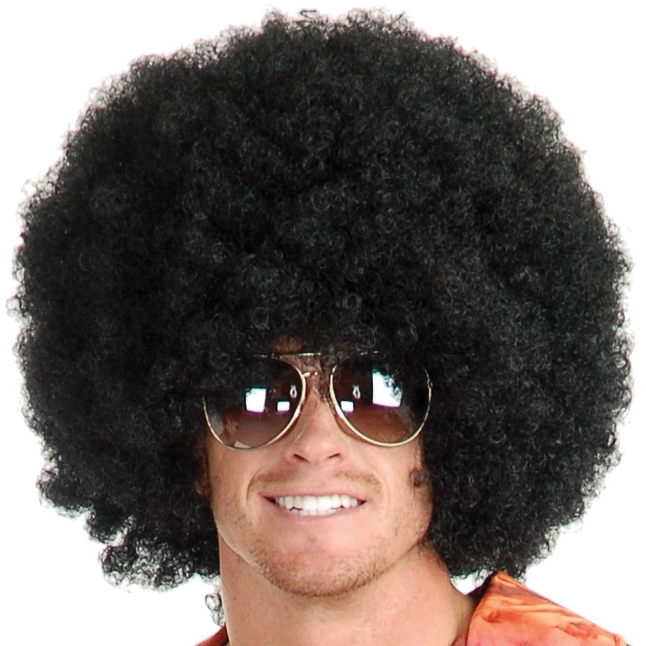  1 Afro Hair From Black Or Brown Wigs Fancy Costume Funny 