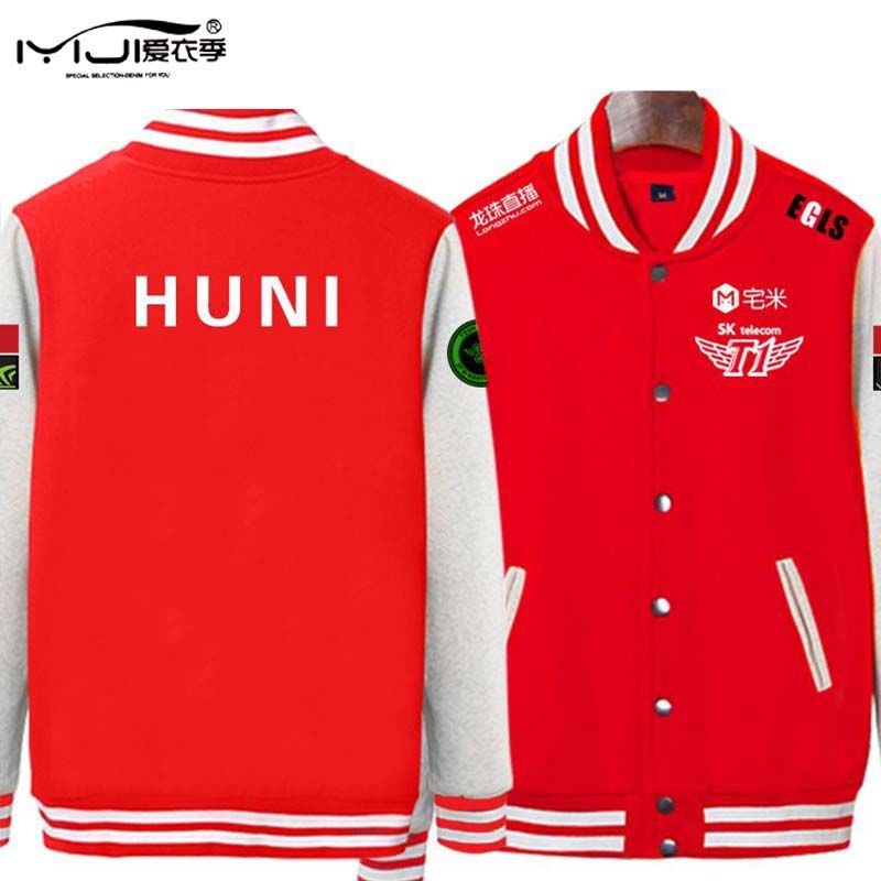 1 Jakcets Men Unisex Print Faker Blank Huni P