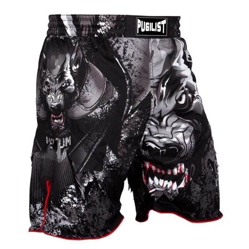 Mma De Hombre Pantalones Lobo Cortos Compre Luchando EIYeDHb29W