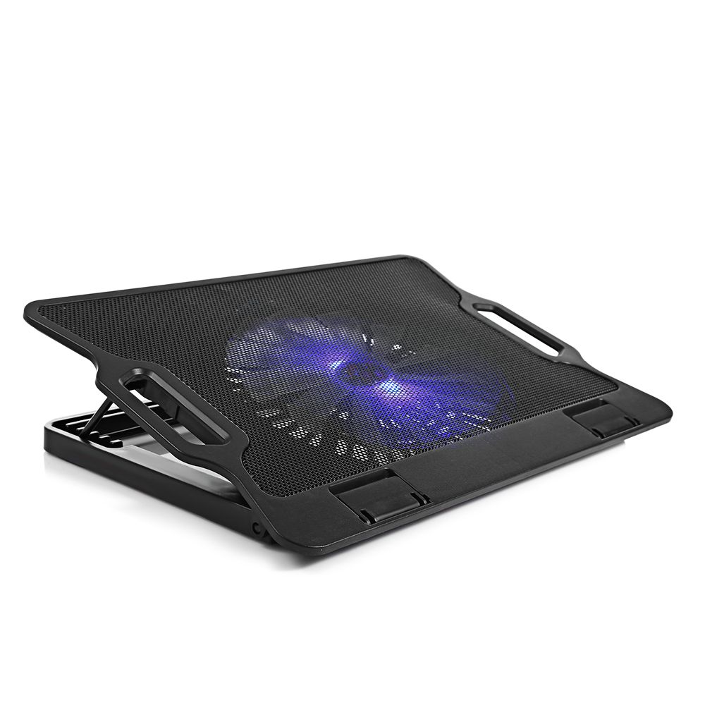 Notebook Cooling Pad Ncp86 Cooling Pad For 15 6 Inch Laptop 200mm Fan With Blue Led Cooler Adjustable Stand 600rpm Led Light