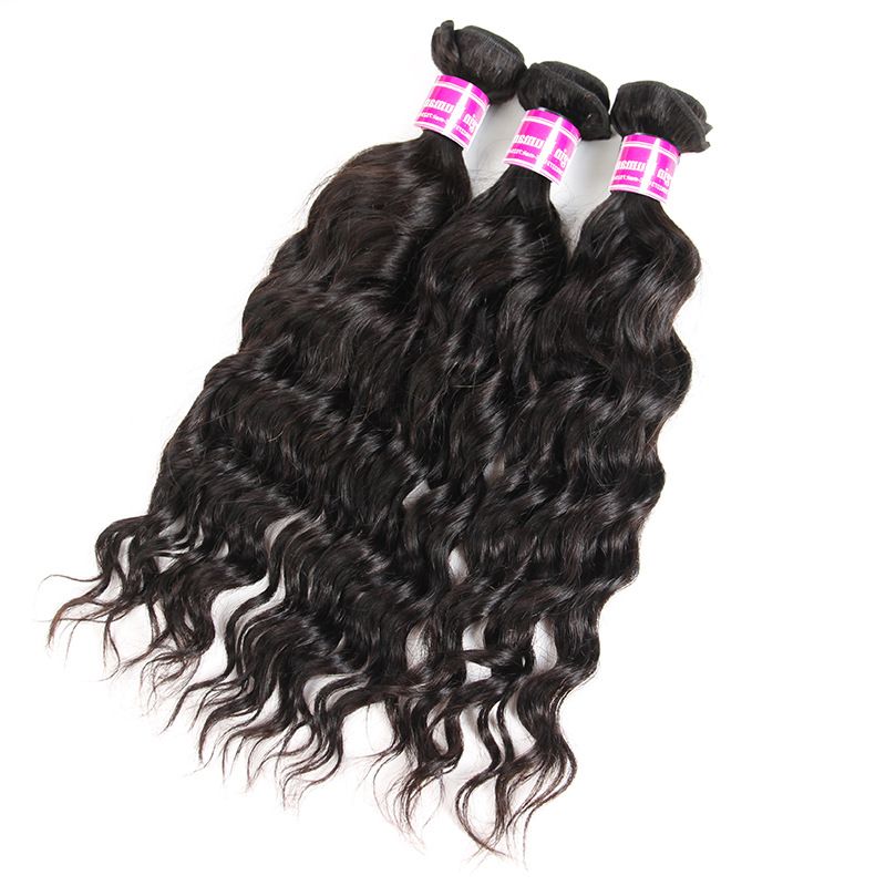 8a Human Hair Weave Water Wave No Tangle Non Processed Brazilian