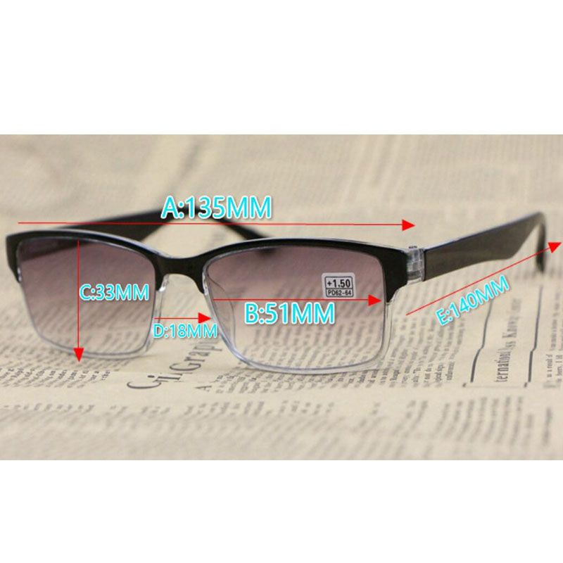 Acquistare Occhiali Da Vista Con Lenti Sfumate Da Sole Occhiali Da Vista  Unisex Occhiali Da Vista Con Lenti In Resina HD Fotogrammi Presbyopic Anti  Fatica Occhiali Da Lettura A Prova Di Raggi