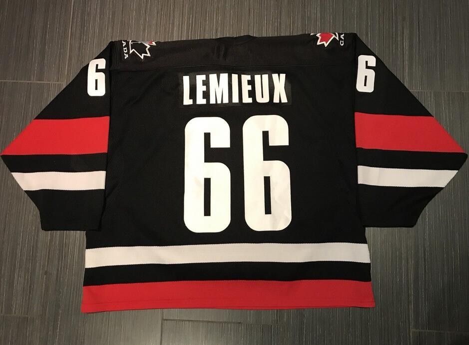 2020 MARIO LEMIEUX 2002 OLYMPICS TEAM Hockey Jersey Embroidery Stitched