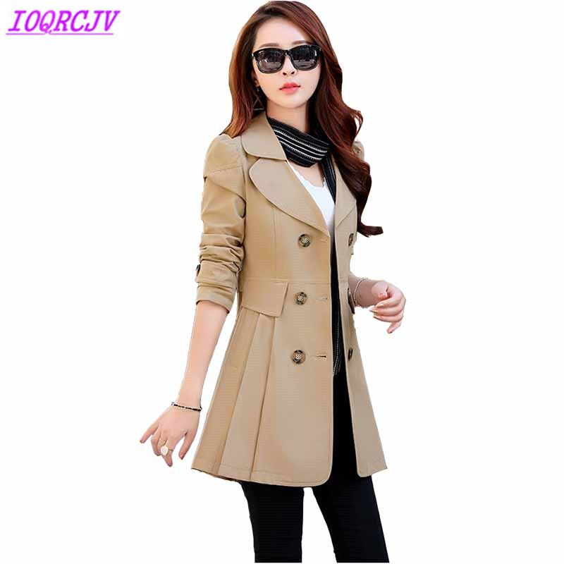 Manga 2018 Compre Gabardina De Para Otoño Primavera Abrigo Mujer OHnTqw8U