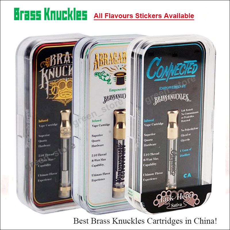Brass Knuckles Vape Cartridge Packaging for Wholesale Excellent