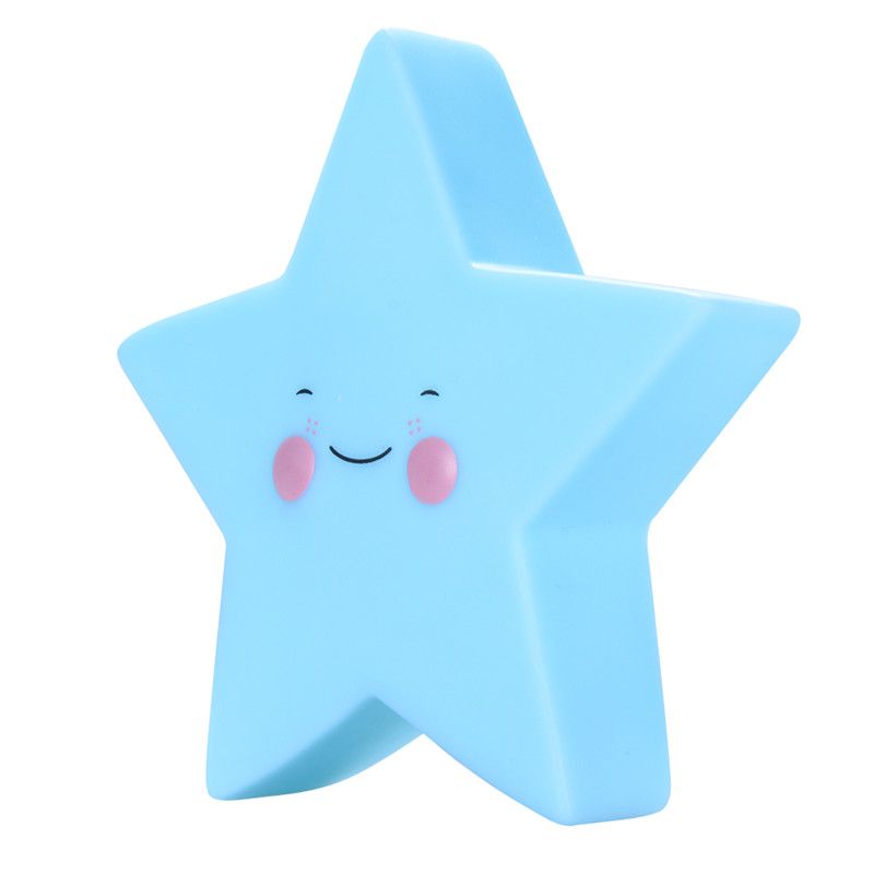 Led Night Light Toy For Baby Kids Bedroom Cute Star Smile Face Soft Led Night Light Toy For Baby Kids Bedroom Cute Star Smile Face Soft Vinyl Hot Home Decoration Nursery Lamp Ping Accessories