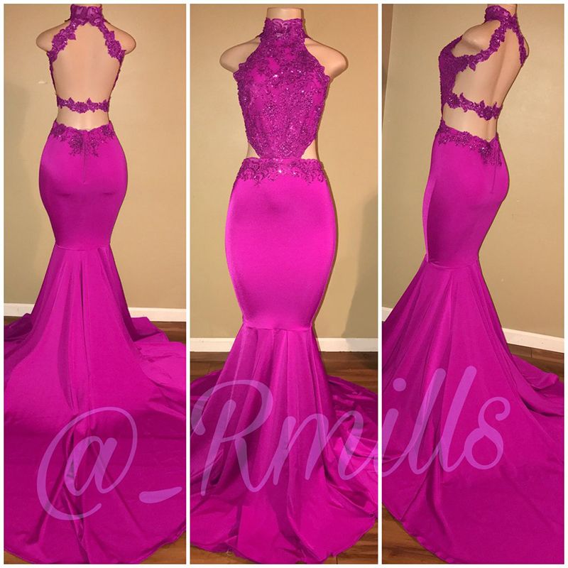 Fuchsia Prom Dresses