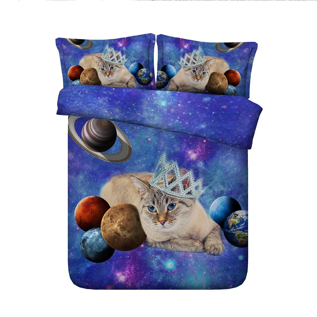 3d Cat Dog Duvet Cover Sets Bedding Set Bedspread Holiday Quilt 3d Cat Dog Duvet Cover Sets Bedding Set Bedspread Holiday Quilt Covers Bed Linen Children Kids Boys Girl Comforter Galaxy Pillow Shams