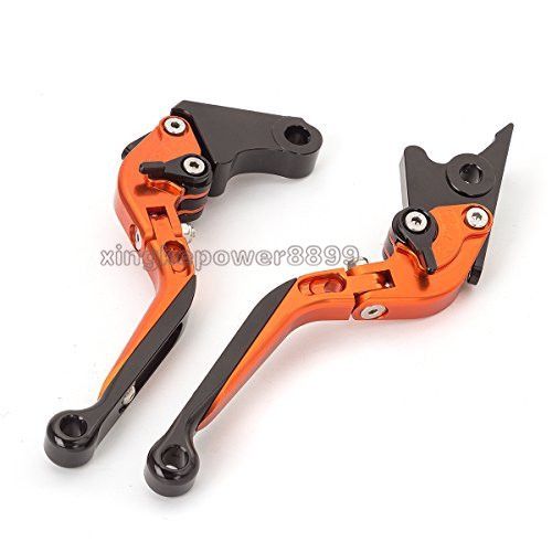 Yamaha YZF R1 02-03 R6 99-04 BLACK Adjustable CNC Folding Brake /& Clutch Lever