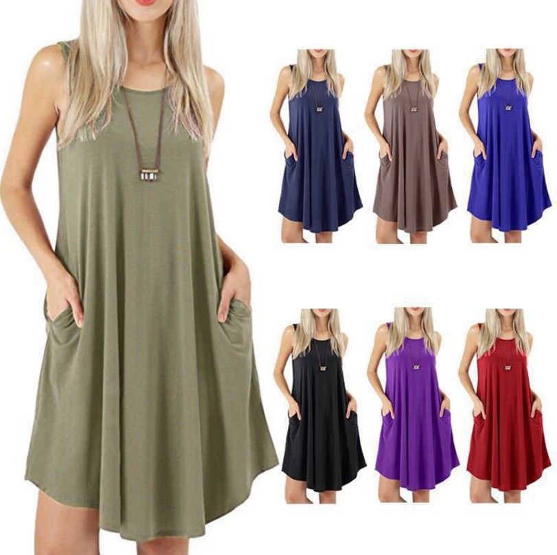 vest swing dress